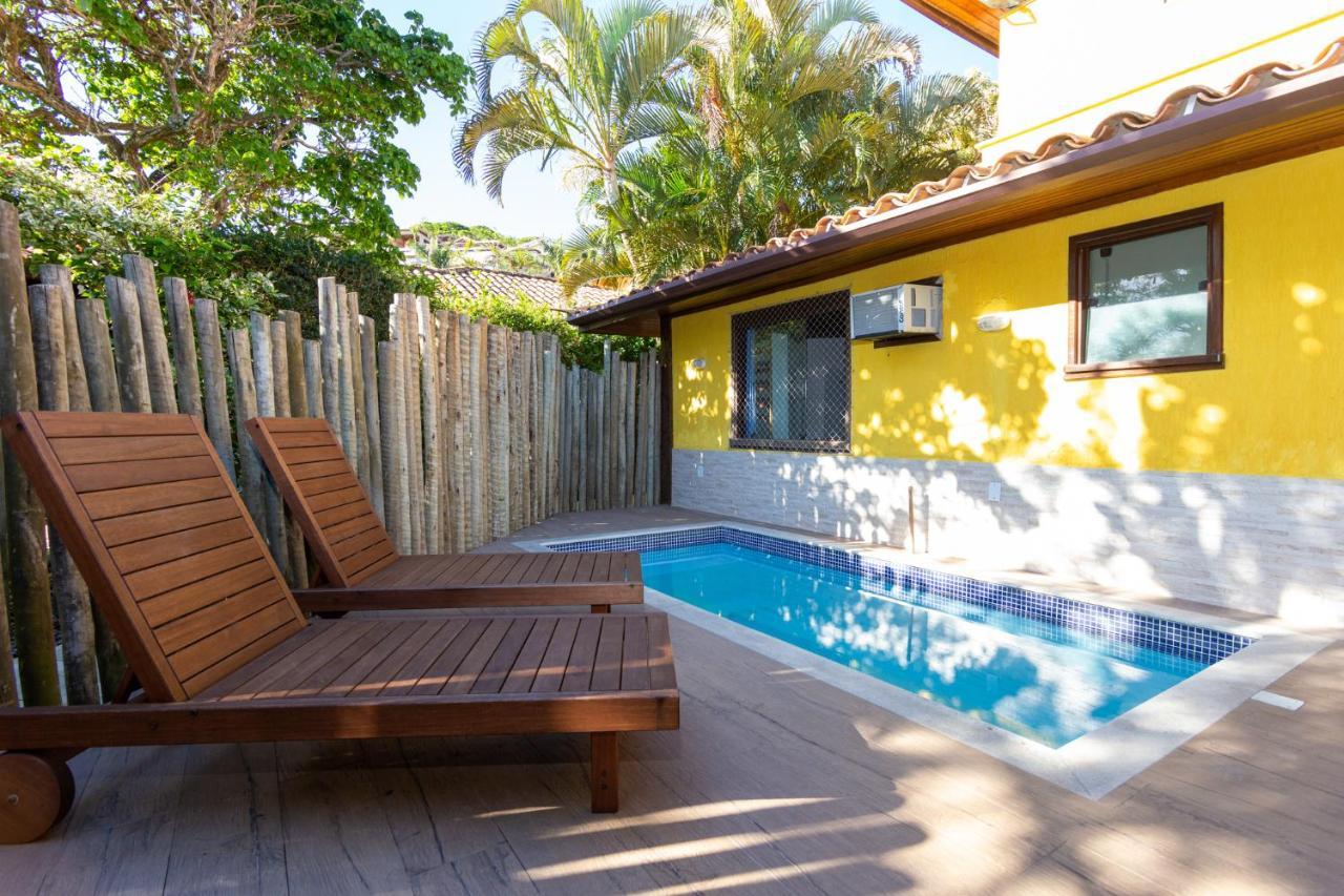 Praia Da Ferradura Com Quatro Suites E Piscina. Búzios Exterior foto